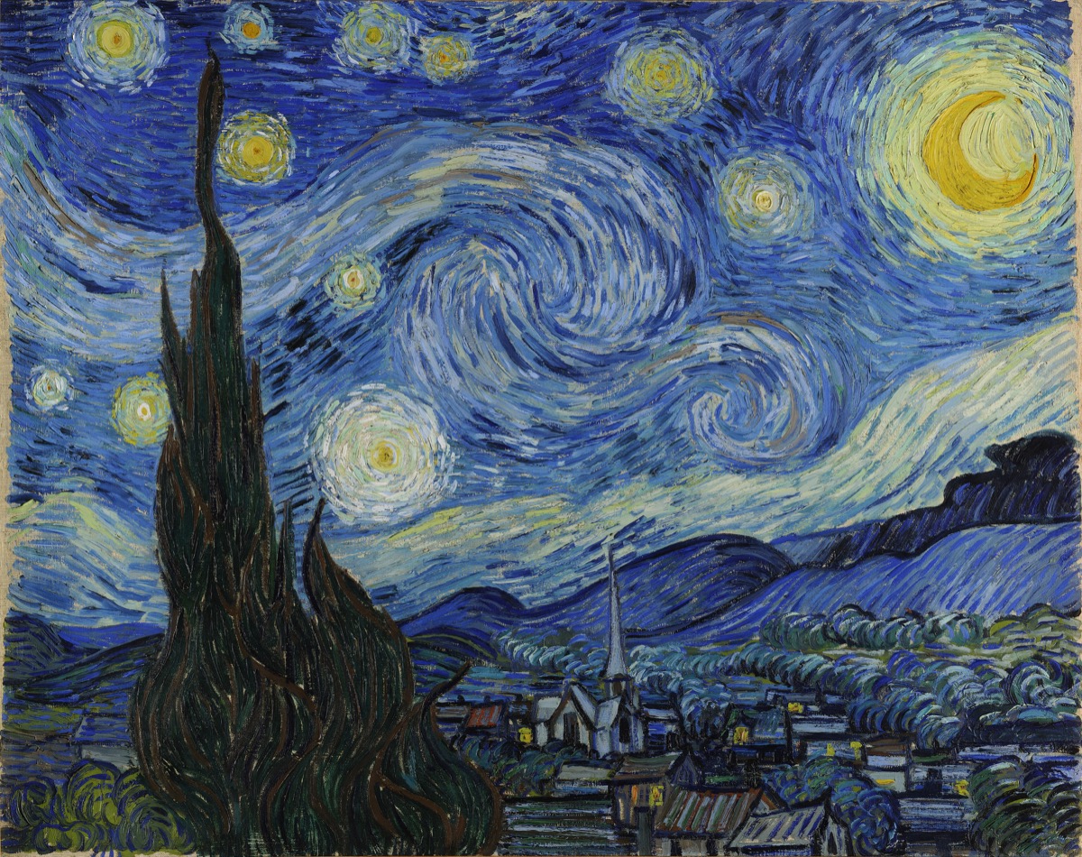 梵高《星月夜》